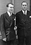 With Rafael Á. Calderón Guardia, President of Costa Rica - 1942